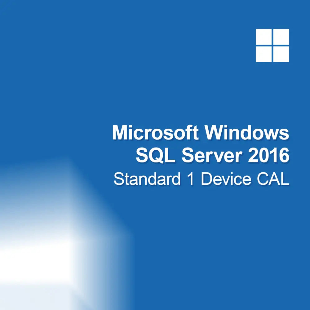 Microsoft SQL Server 2016 Standard 1 Device CAL