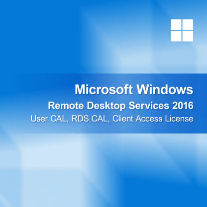 Microsoft Windows Remote Desktop Services 2016 User CAL, RDS CAL, Client Access License